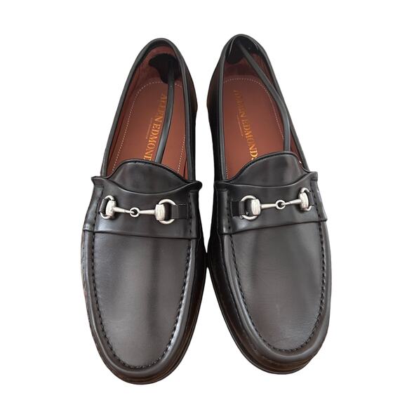 Allen Edmonds Verona II Black Leather Horse Bit Loafers Mens Size 10 NEW main image 5